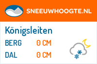 Recente sneeuwhoogte konigsleiten