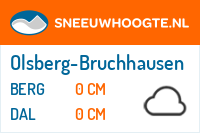 Recente sneeuwhoogte olsberg