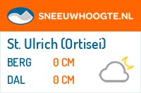 Recente sneeuwhoogte ortisei